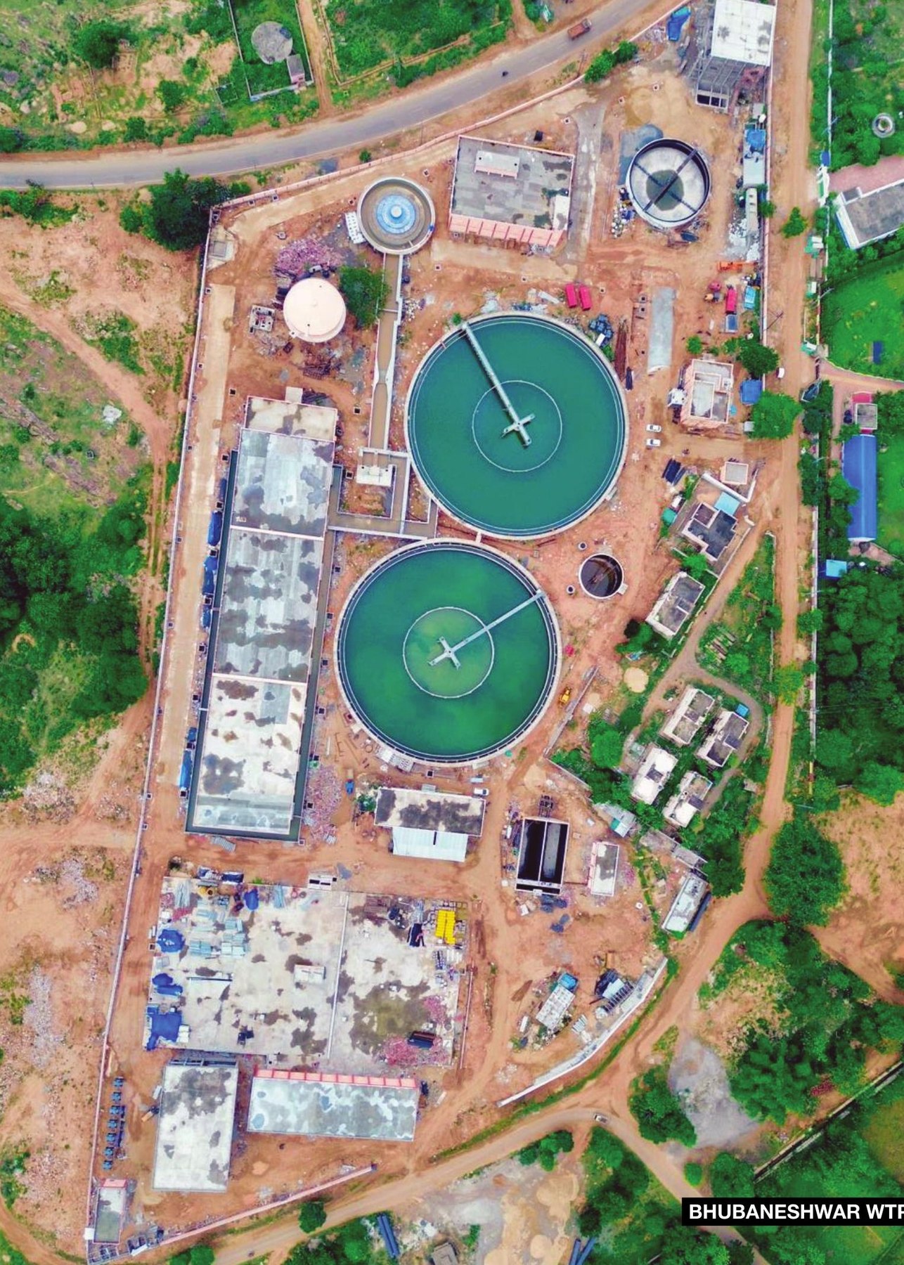 Bhubaneshwar 130 MLD WTP — designed by Accumen Consulting Engineers